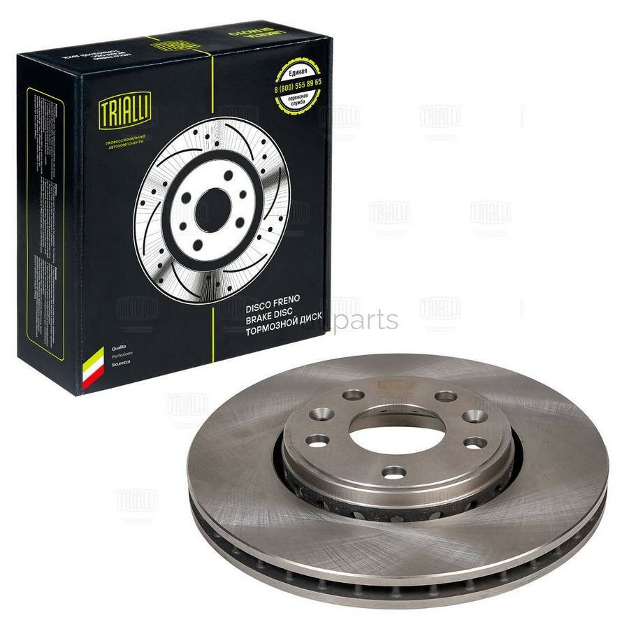TRIALLI DF095115 диск тормозной передний! 296x26/44-5x114\ Renault Laguna/Megane/Grand Scenic 1.2-2.