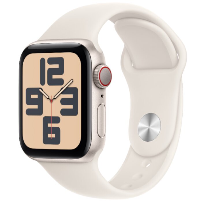 Умные часы Apple Watch Series SE (2024) 40 мм, Starlight, M/L