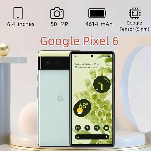 Google Смартфон Google Pixel 6 глобальная версия NFC 8128 ГБ Совершенно новый аутентичный хорошо упакованный 28745₽