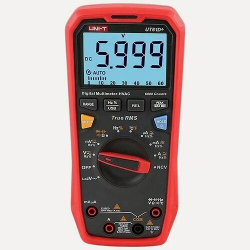 Изображение товара UNI-T UT61D+, Мультиметр цифровой, True RMS