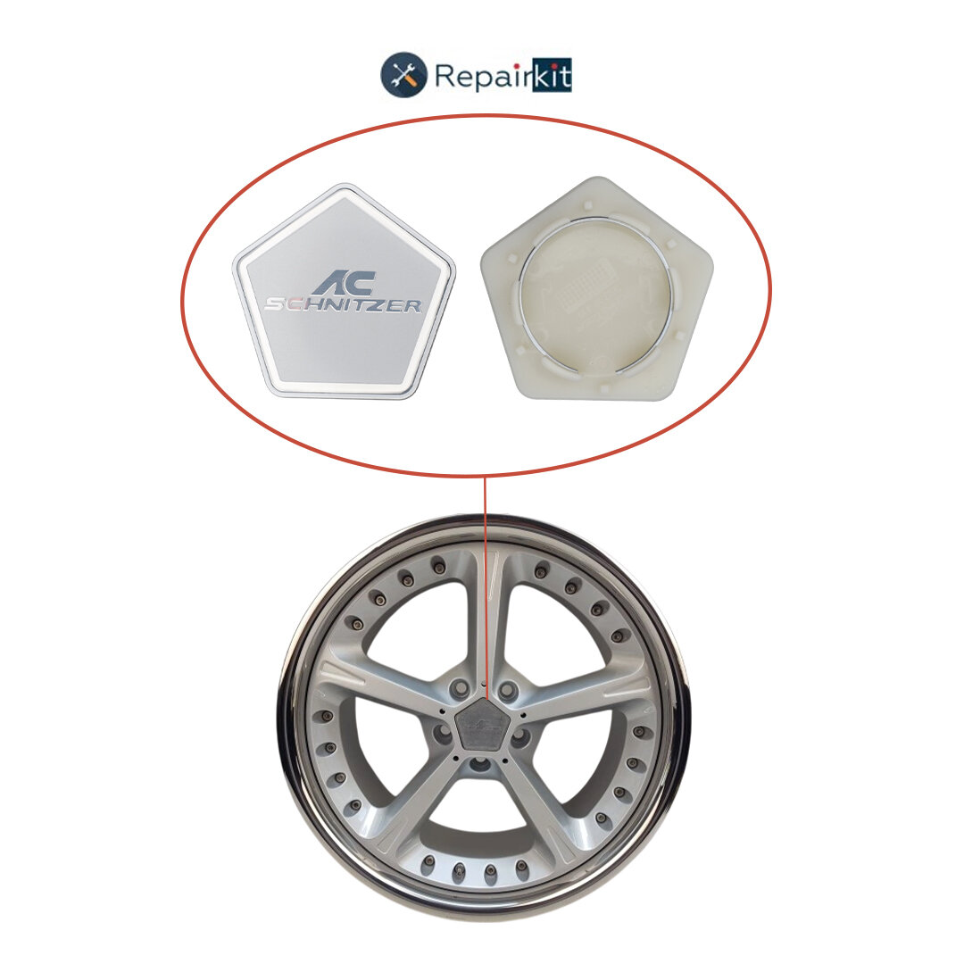 Заглушка дисков AC SCHNITZER для TYPE IV silver 361310410 — фото 1