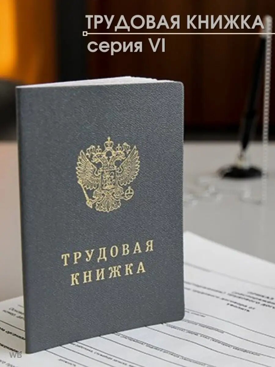 Бланк трудовая книжка серия VI Гознак