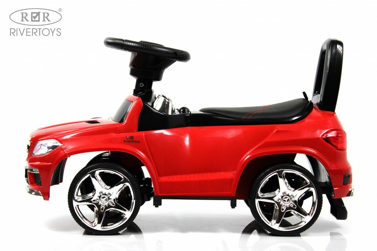 Детский толокар Mercedes-Benz GL63 (A888AA) красный (RiverToys)