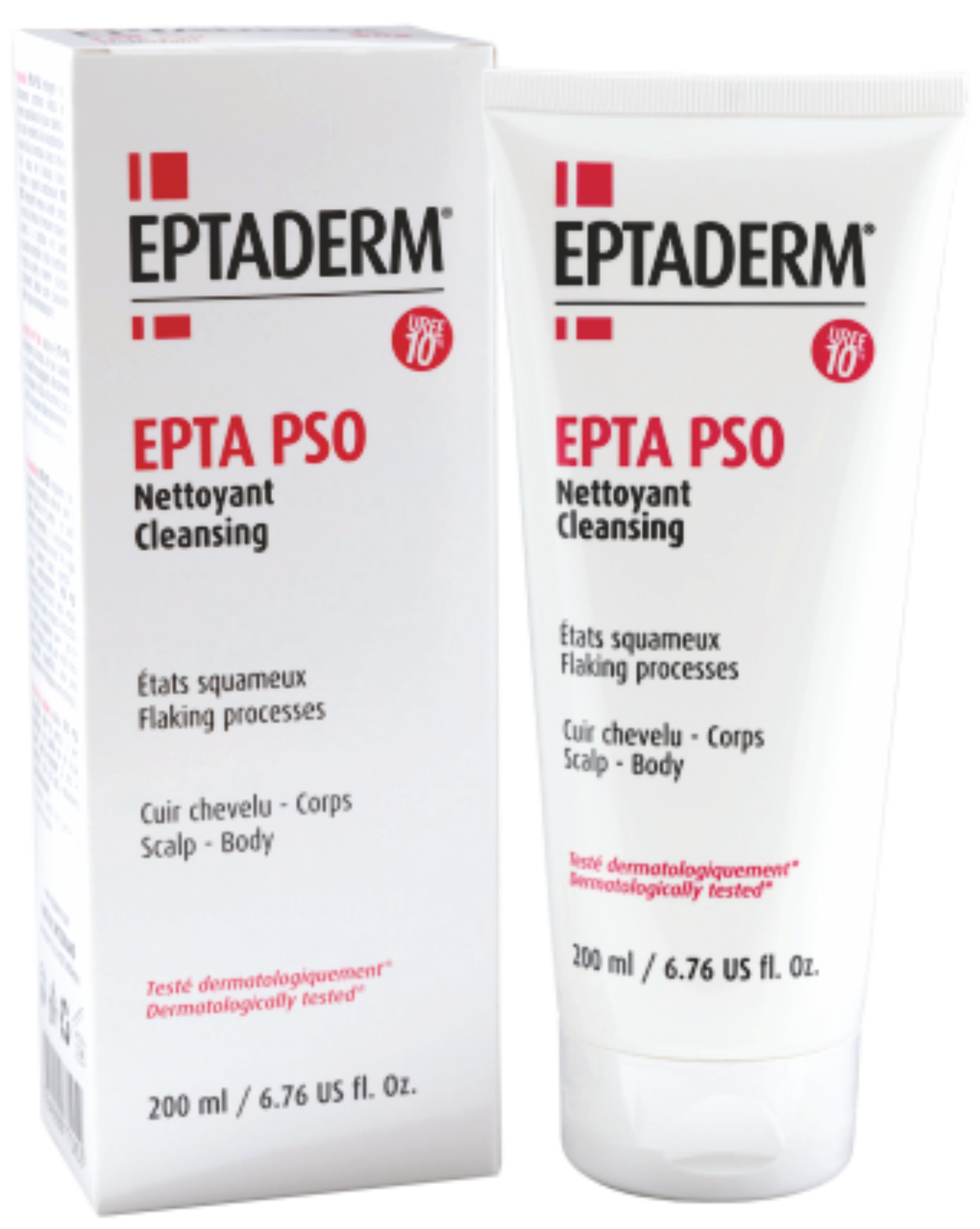 Эптадерм Эпта ПСО очищающий гель (купания, умывания) с мочевиной для сухой и чувствительной кожи