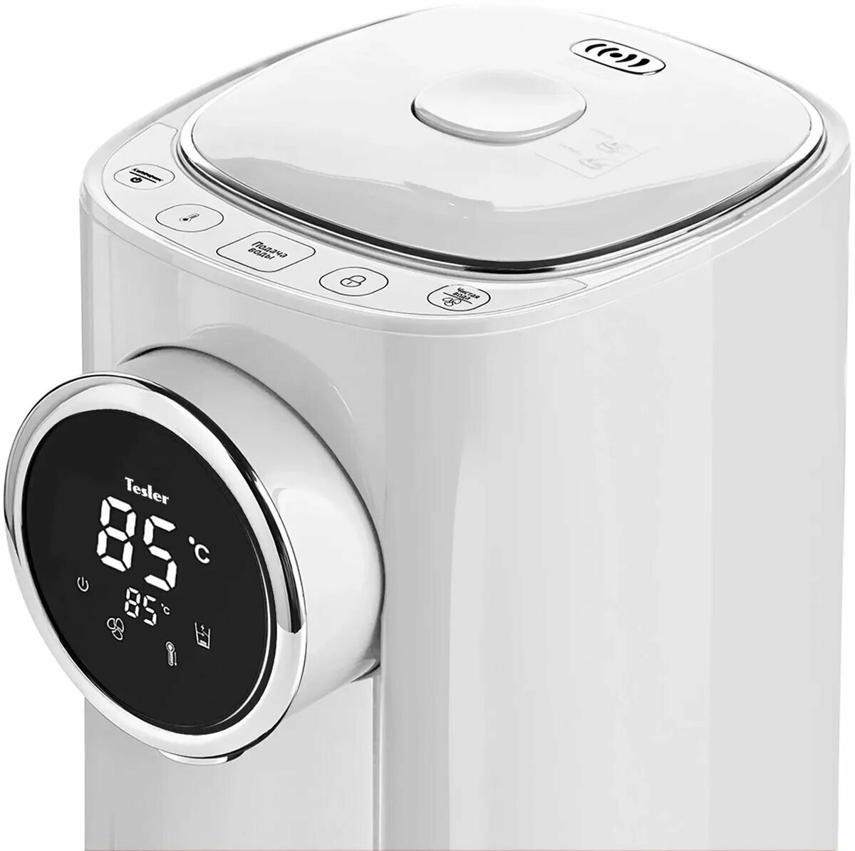 Термопот Tesler TP-5060, металл/пластик, 1200 Вт, блокировка включения без воды, подсветка — фото 1