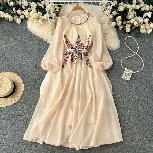 фото Сарафан , размер xl, абрикос no brand