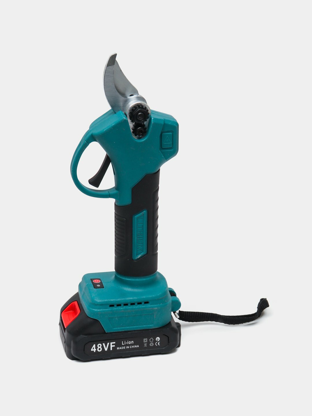 Электрический секатор, для сада, 48 В, с аккумуляторами, 2 Ач — фото 1