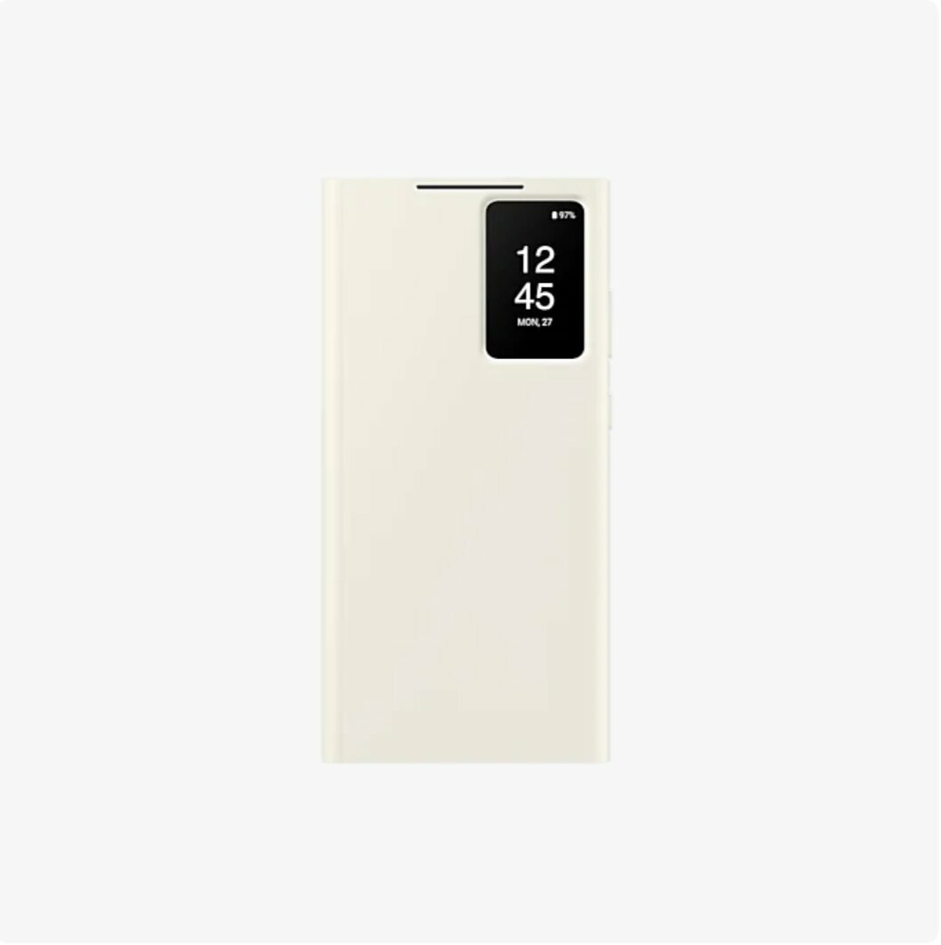 Чехол Samsung Smart View Wallet Case для Galaxy S23 Ultra Cream