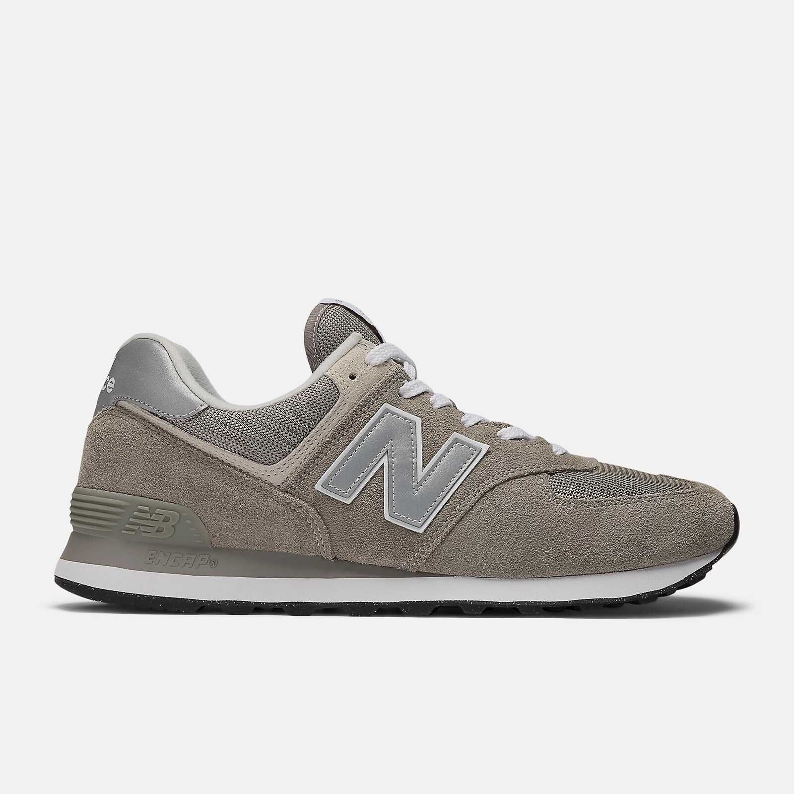 Кроссовки New Balance 574, размер 9 US, серый