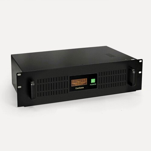 Изображение товара EXEGATE ИБП EP285776RUS ИБП ServerRM UNL - 1500. LCD. AVR. С13. RJ. USB.3U <1500VA 900W, LCD, AVR, 4 IEC - C13, RJ45 11, USB, 3U, Black>