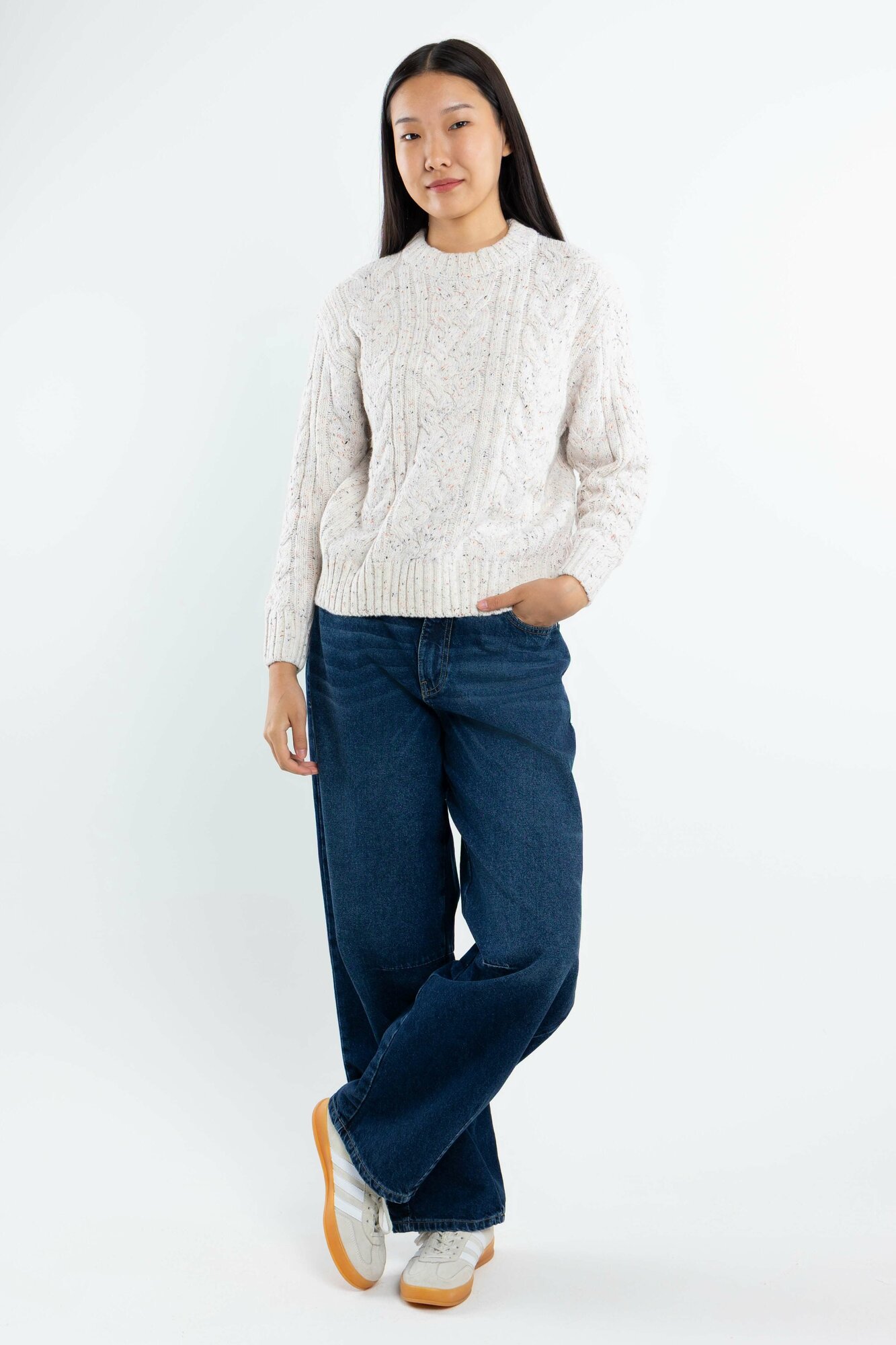 Джинсы багги 