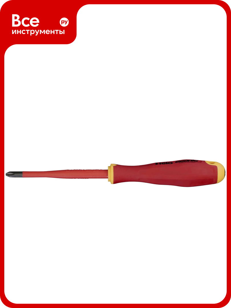 Диэлектрическая отвертка Felo PH 2х100 E-Slim Ergonic 41429390