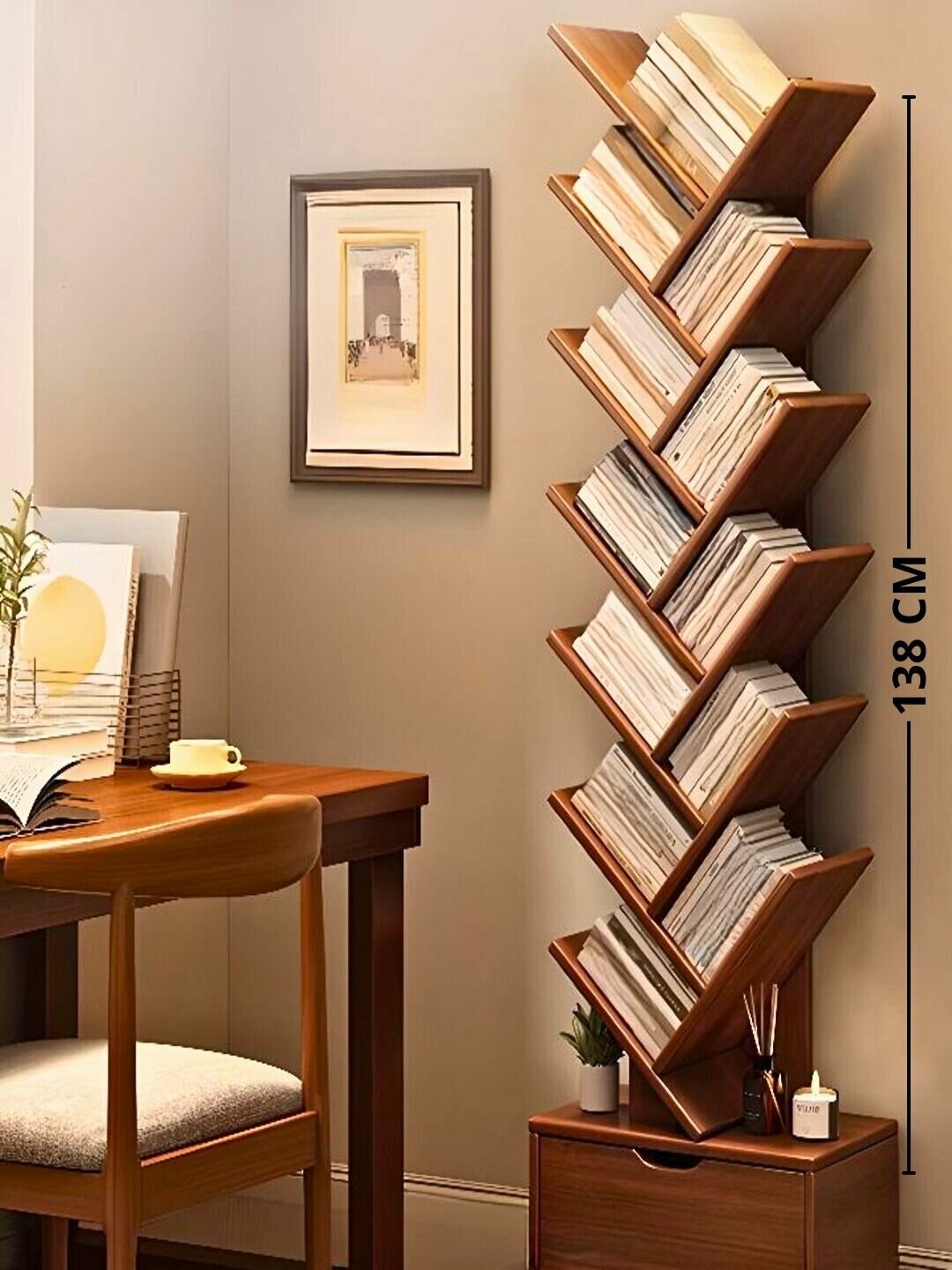 Многоярусные книжные шкафы для дома, спальни, книжная полка, мебель для гостиной