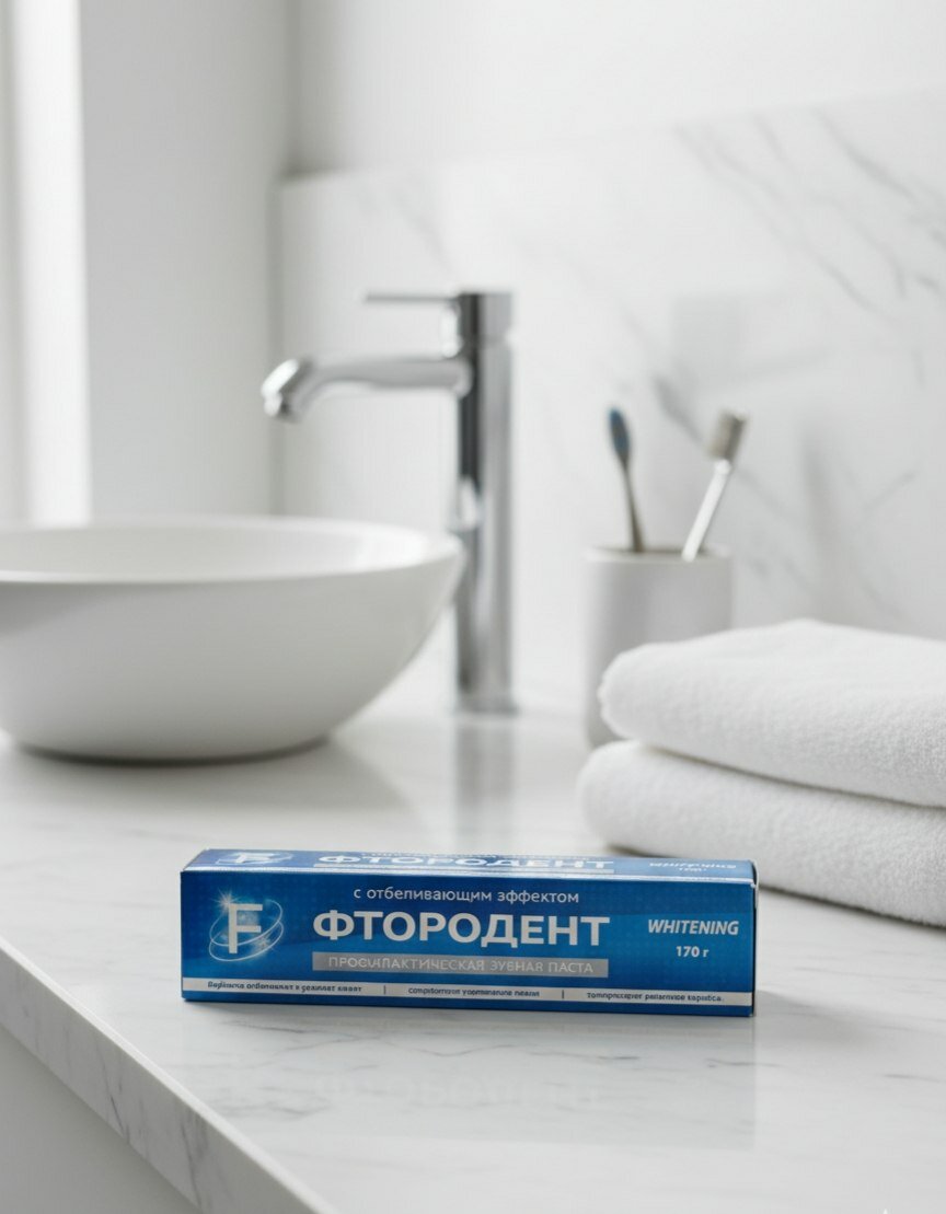 Фтородент WHITENING 170г с отбеливающим эффектом Профилактическая зубная паста