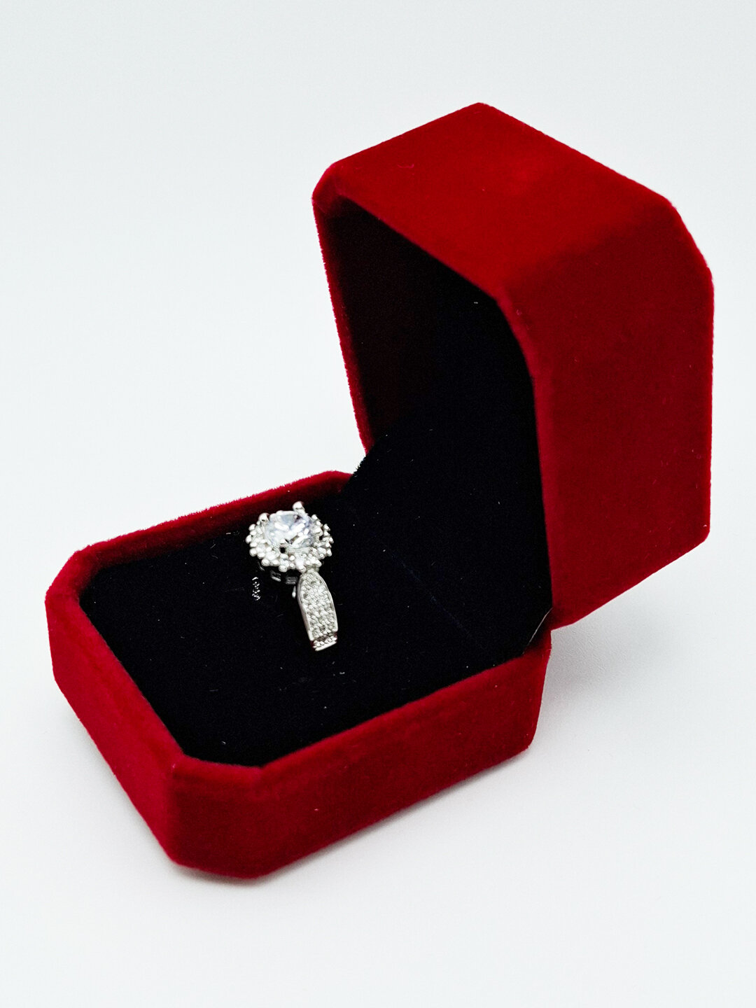 Органайзер для колец 4х6, бордовый — фото 1