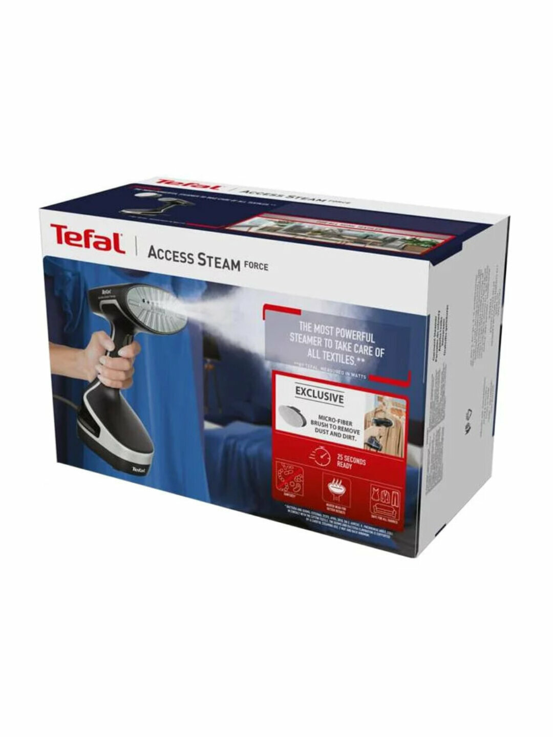 Отпариватель для одежды Tefal Access Steam Force DT8230, 2 в 1, мощность 2000Вт — фото 1