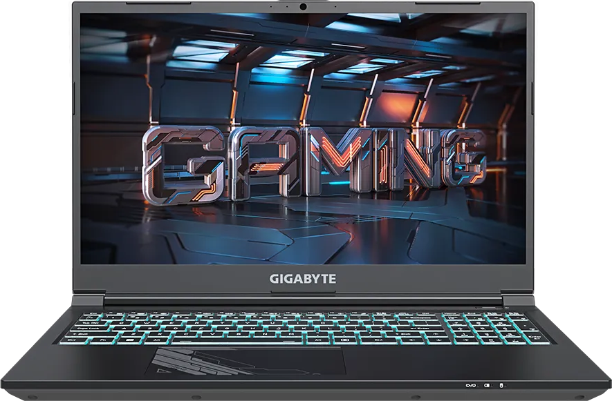 15.6" Ноутбук GIGABYTE G5 MF 1920x1080, Intel Core i5 12500H 2.5 ГГц, RAM 16 ГБ, DDR4, SSD 512 ГБ, NVIDIA GeForce RTX 4050, без ОС, MF-E2KZ313SD, черный