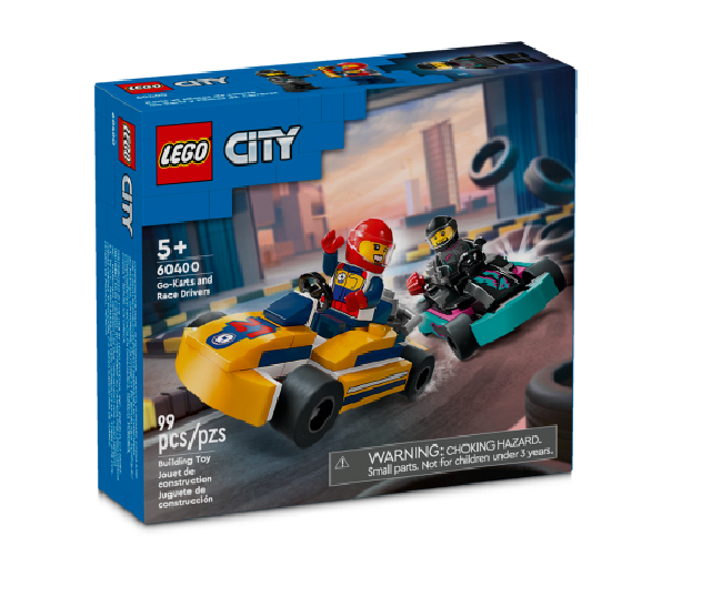 Конструктор LEGO City 60400 Картинг и гонщики