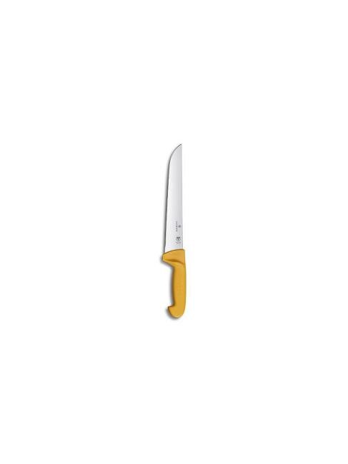 Нож кухонный Victorinox Swibo (5.8431.31) стальной разделочный для мяса лезв.310мм прямая заточка же - фото №4