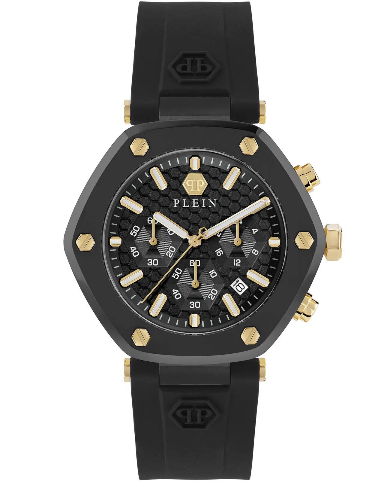 Наручные часы PHILIPP PLEIN Мужские часы c хронографом Philipp Plein The Hexagon Chrono PWZBA0223 с гарантией 