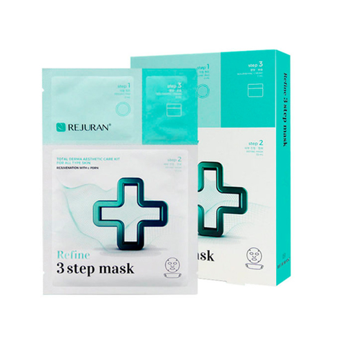 Омолаживающая маска 3-х ступенчатая с полинуклеотидам (5шт x 33мл) REJURAN REFINE 3 STEP MASK