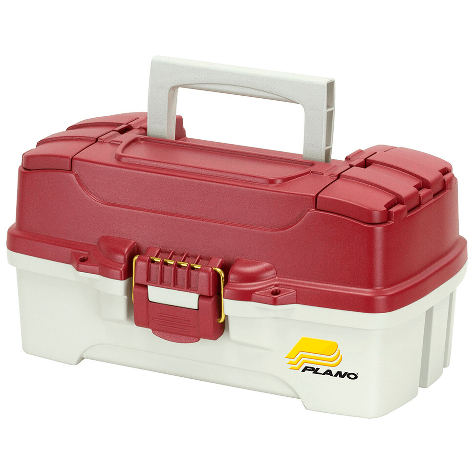 Ящик для рыбалки с 1 полкой PLANO One-Tray Red Tackle Box