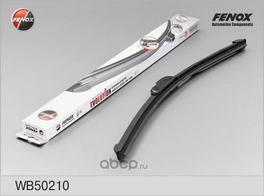 Щетка стеклоочистителя 500 мм бескаркасная 1 шт fenox wb50210