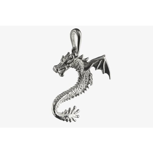 фото Подвеска дракон, серебро, 925 проба, чернение, размер 3.5 см. all gem