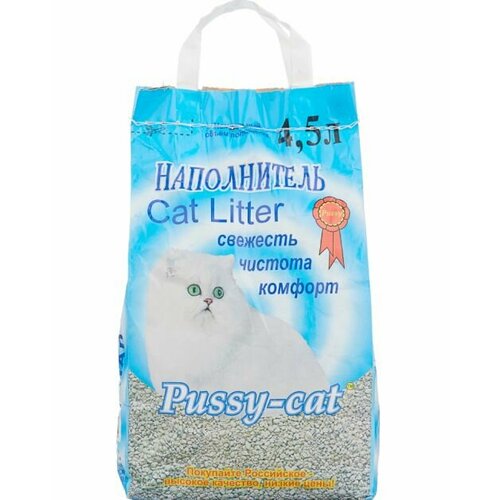 Pussy-cat Наполнитель Стандарт цеолайт, голубой, 4,5л