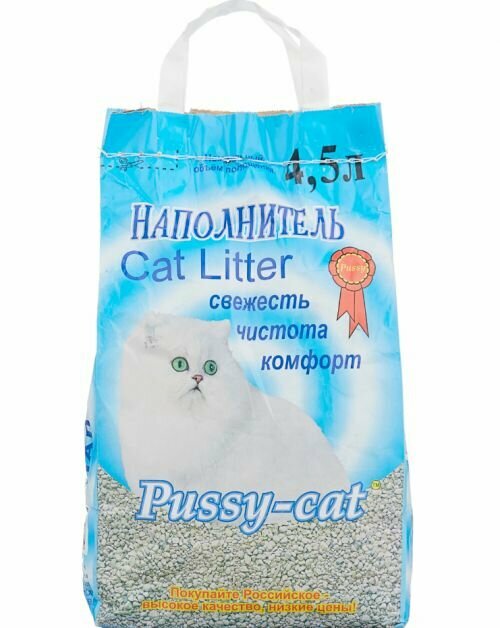 Pussy-cat Наполнитель Стандарт цеолайт, голубой, 4,5л