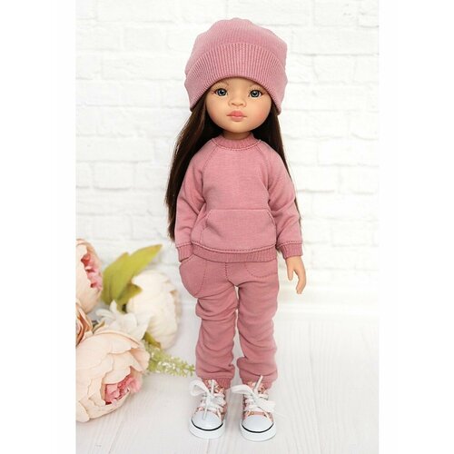 фото Комплект одежды и обуви для кукол paola reina 32 см, пудровый, белый favoridolls