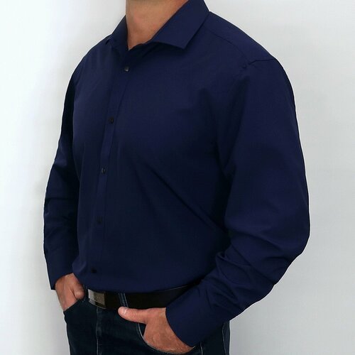 фото Рубашка , размер 3xl, синий alexander matin