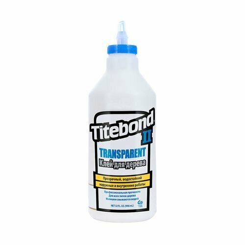 Клей Titebond II Transparent Wood Glue, 946мл