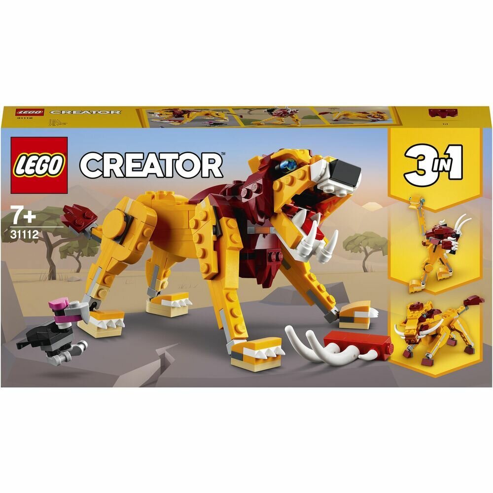 Конструктор LEGO Creator Дикий лев 31112