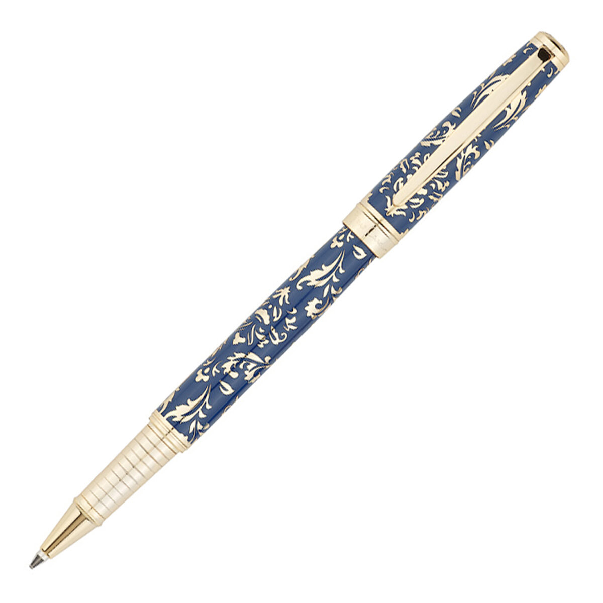 Ручка - роллер Pierre Cardin RENAISSANCE с гравировкой, синий/золотистый PC8302RP