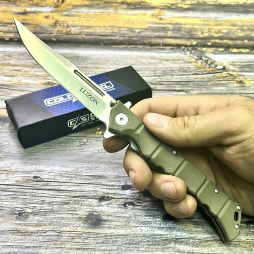 нож складной cold steel cs62rqdtsw 4 max scout dark earth handle Нож складной Cold Steel CS20NQLODSW, OD Green Handle