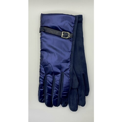 фото Перчатки , размер 7,5, синий nice fashion gloves