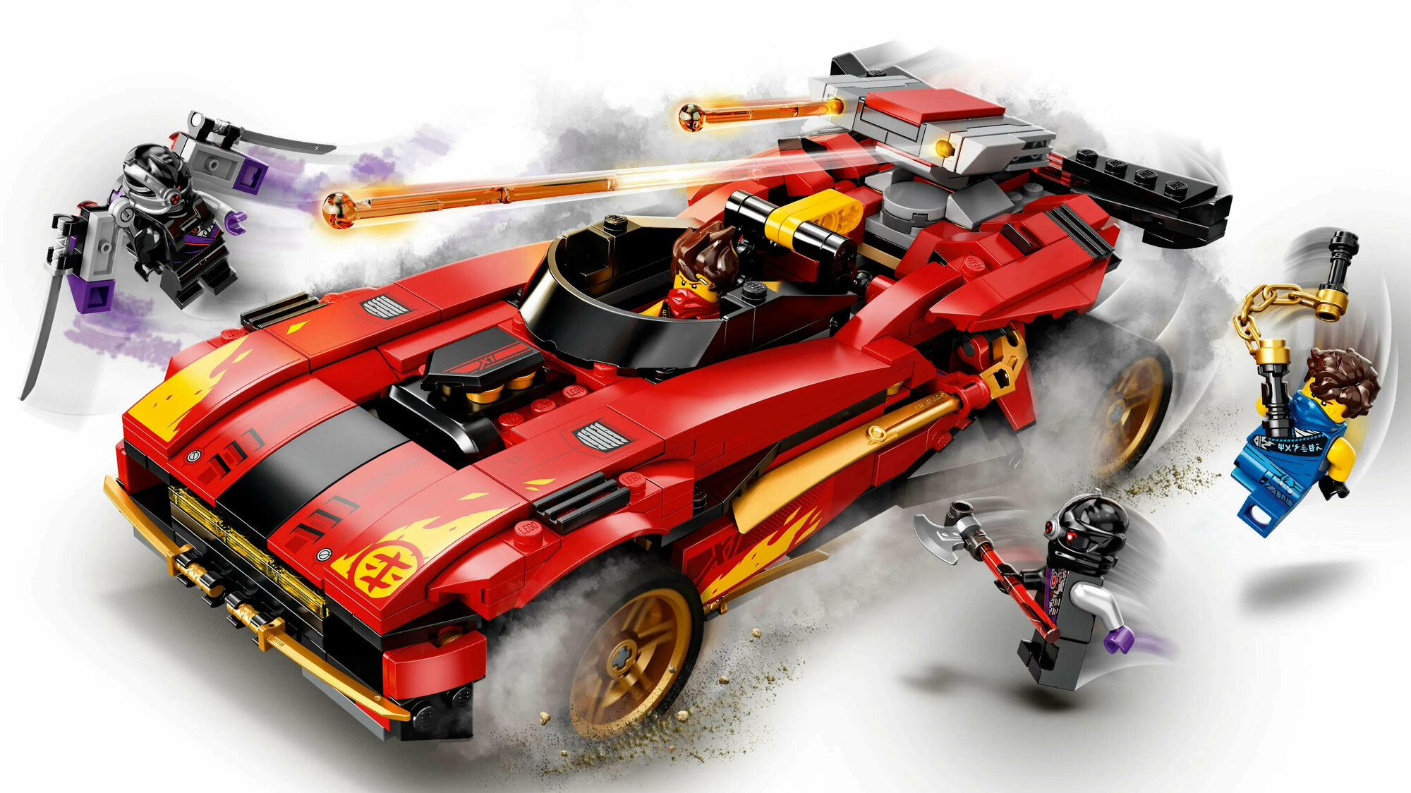 Конструктор LEGO Ninjago Ниндзя-перехватчик Х-1 - фото №19