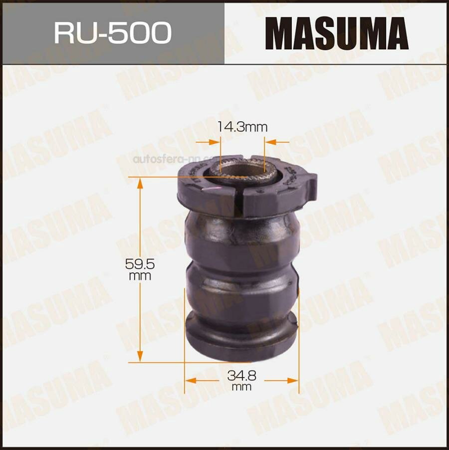 MASUMA RU500 Сайлентблок MASUMA AVENSIS /ADT25#, AZT25#, ZZT25#, CDT25# front