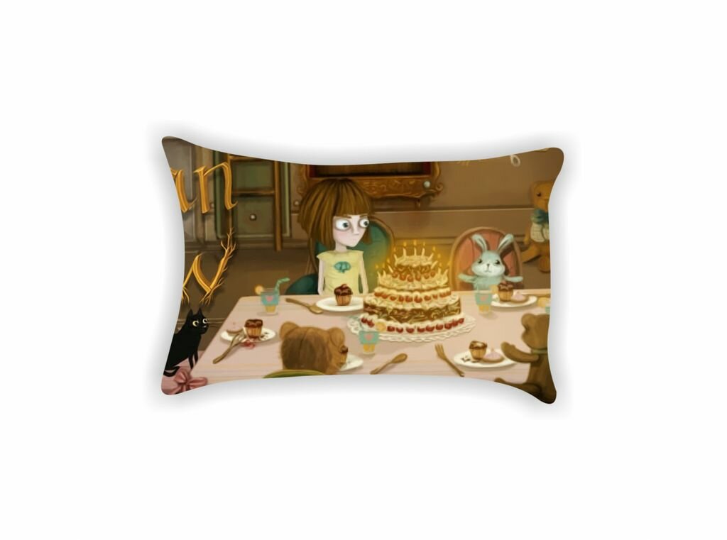 Подушка Фрэн Боу, Fran Bow №17, Картинка с двух сторон