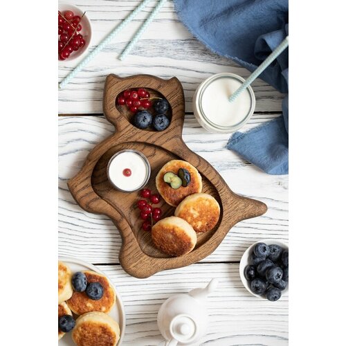 Деревянная тарелка 