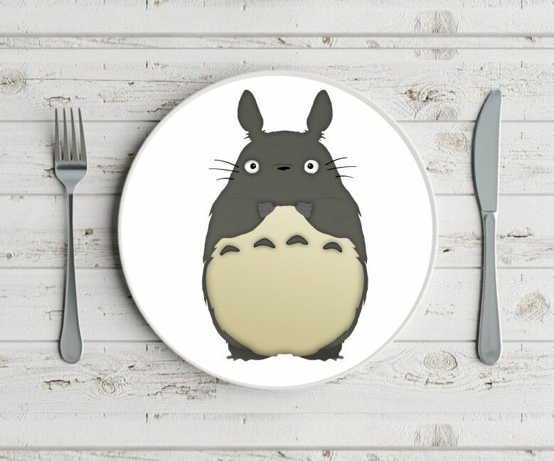 Тарелка Мой сосед Тоторо, Totoro №8