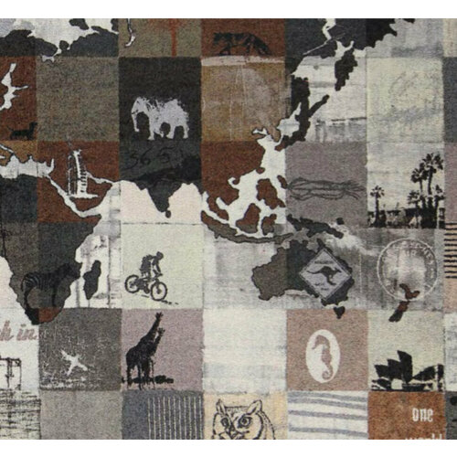 Коврик карта мира (ANNA FLORES) (120х200)