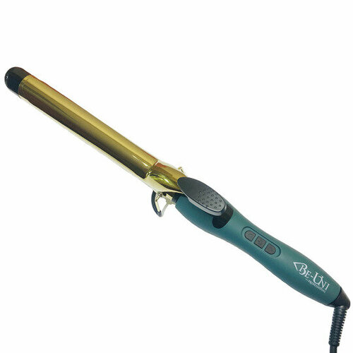 Плойка удлиненная 25 мм профессиональная BE-UNI Professional A725LGoldTitan золотой титан с терморегулятором 80-220C Gold Titan Collection LONG 875000₽