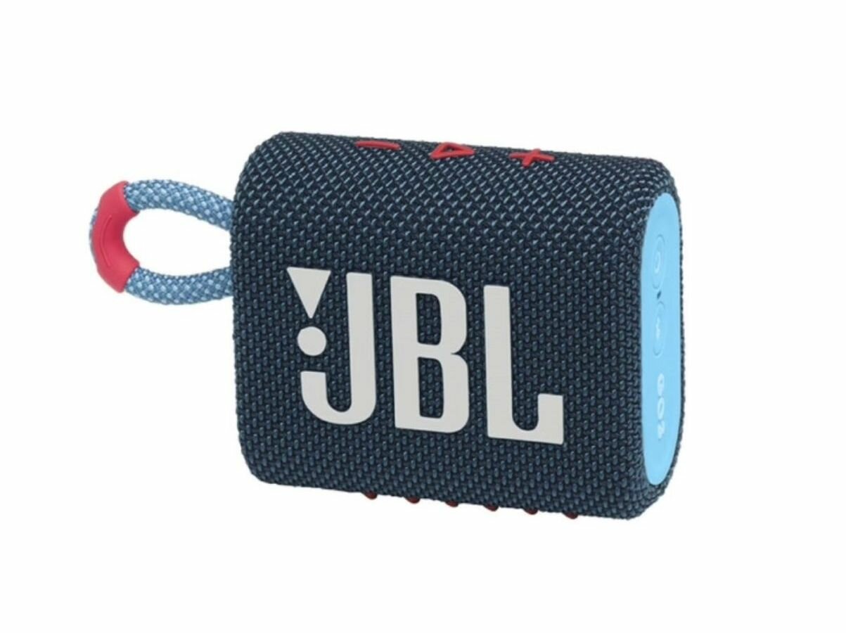 Портативная акустика JBL Go 3 Blue-Pink