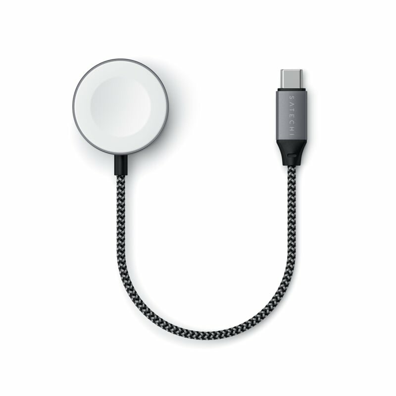 Зарядное устройство беспроводное Satechi USB-C MAGNETIC для Apple Watch - фото №6