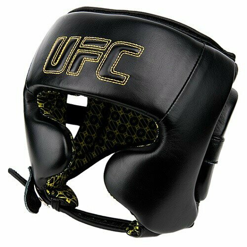 шлем боксерский ufc с защитой щек на шнуровке l черный Шлем UFC с защитой щек на шнуровке размер L (Шлем UFC с защитой щек на шнуровке размер L)