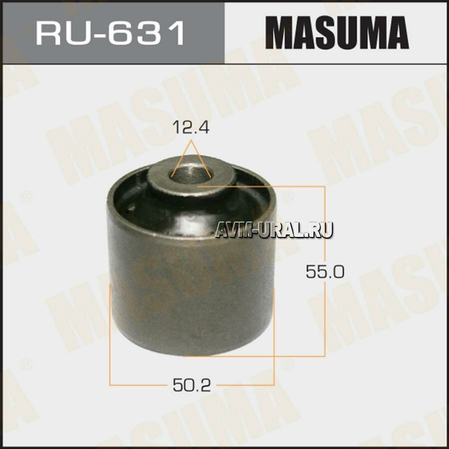 MASUMA RU631 Сайлентблок рычага Toyota Land Cruiser Prado (J120, J150) 02-; Lexus GX 01- заднего продол. вн. MASU