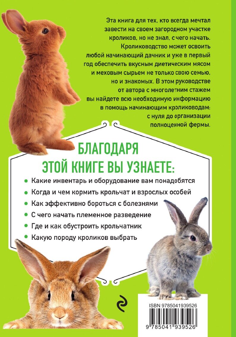 Разведение кроликов без ошибок. Руководство для начинающих фермеров