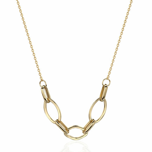 фото Колье эстет, желтое золото, 585 проба, длина 50 см. estet jewelry